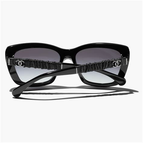 chanel black butterfly sunglasses|black and white chanel sunglasses.